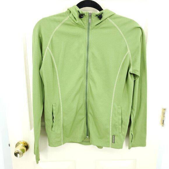 Exofficio Insect Shield Full Zip Performance Hoodie S Light Ivy Green - Picture 1 of 16